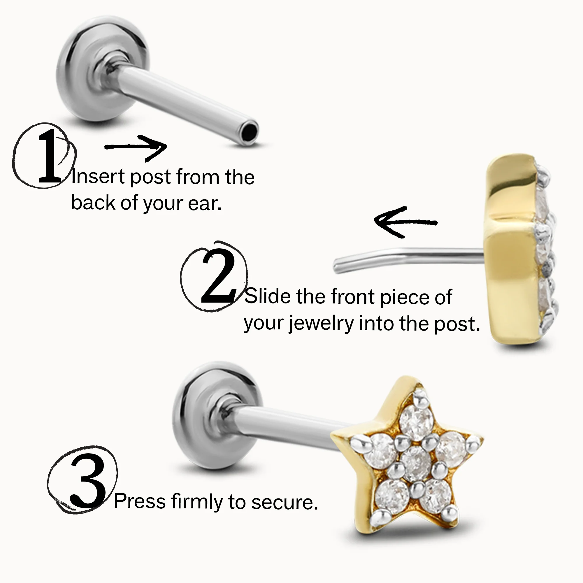 14k Lab Diamond Cross - Image 3