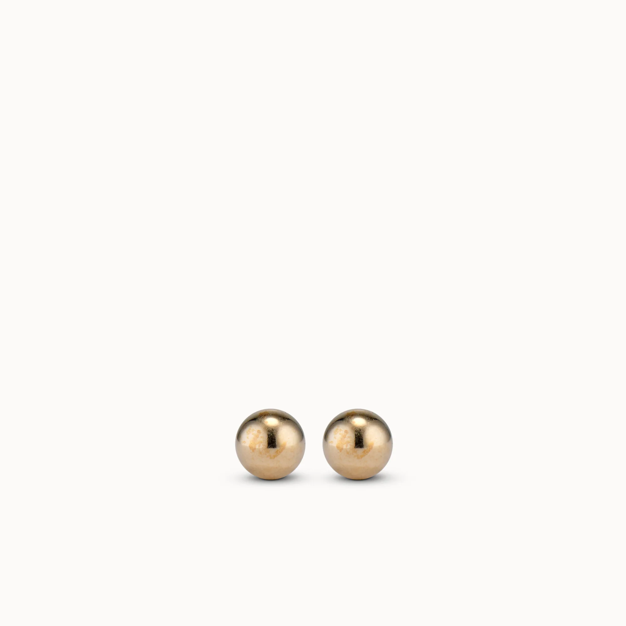 14k Yellow Gold 3mm Ball Long Post Pair
