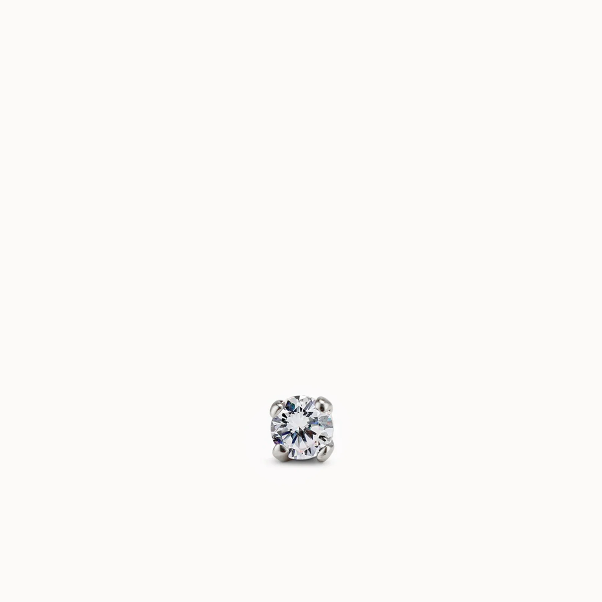 CZ Flat Back Stud - 2.5mm