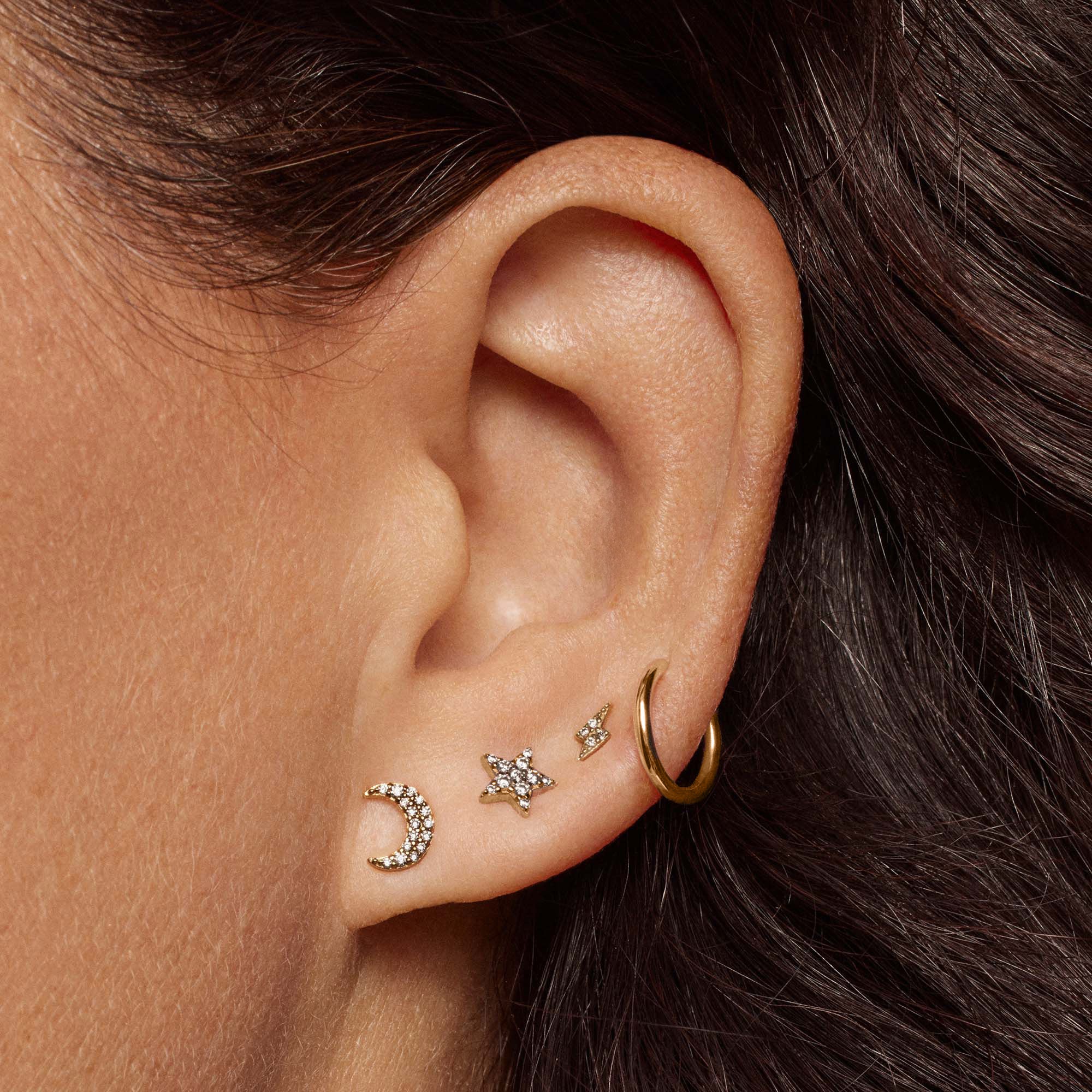24k Endless Hoop 10mm - Image 5