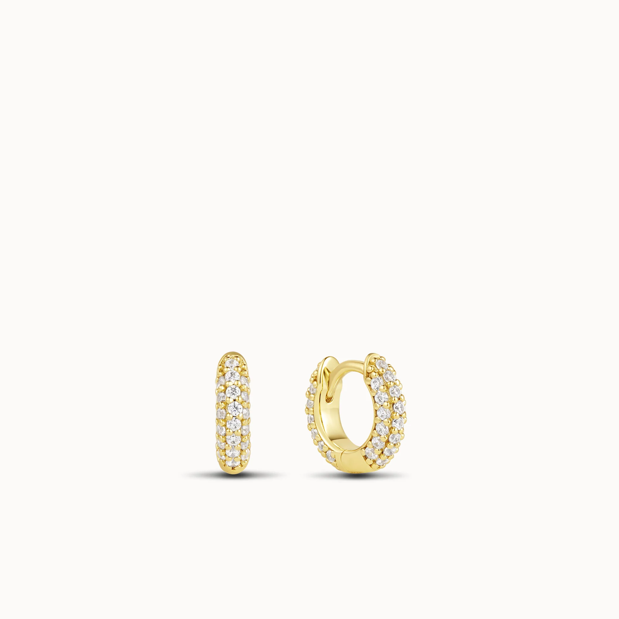 After Hours Mini Pavé Hoops