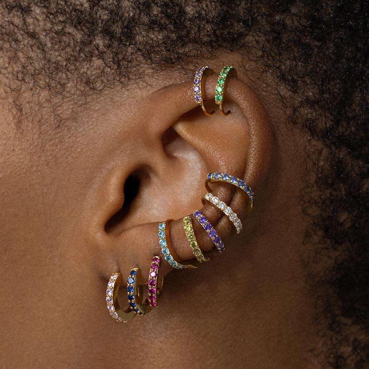 March Birthstone Hoops - Image 4