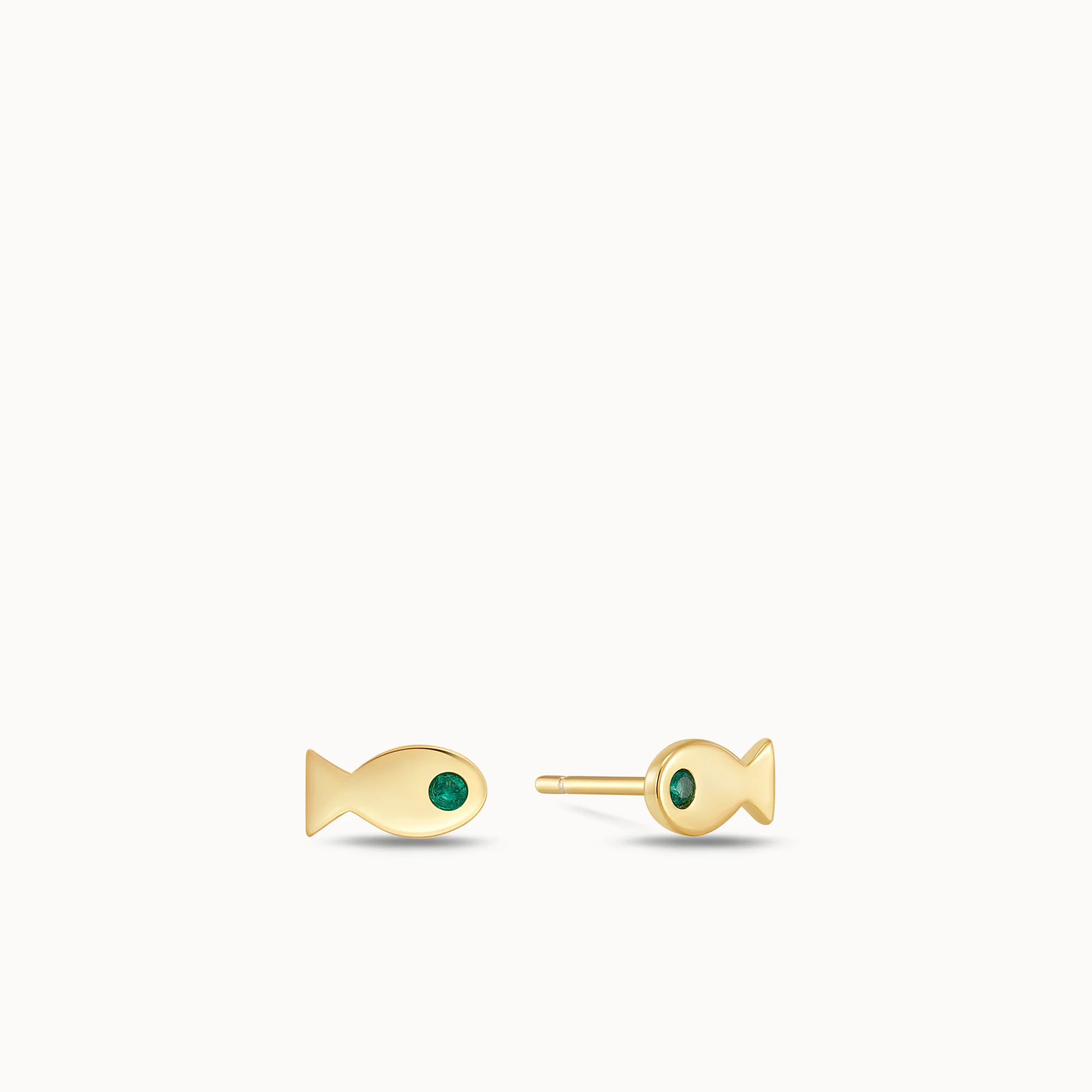 Fish CZ Studs