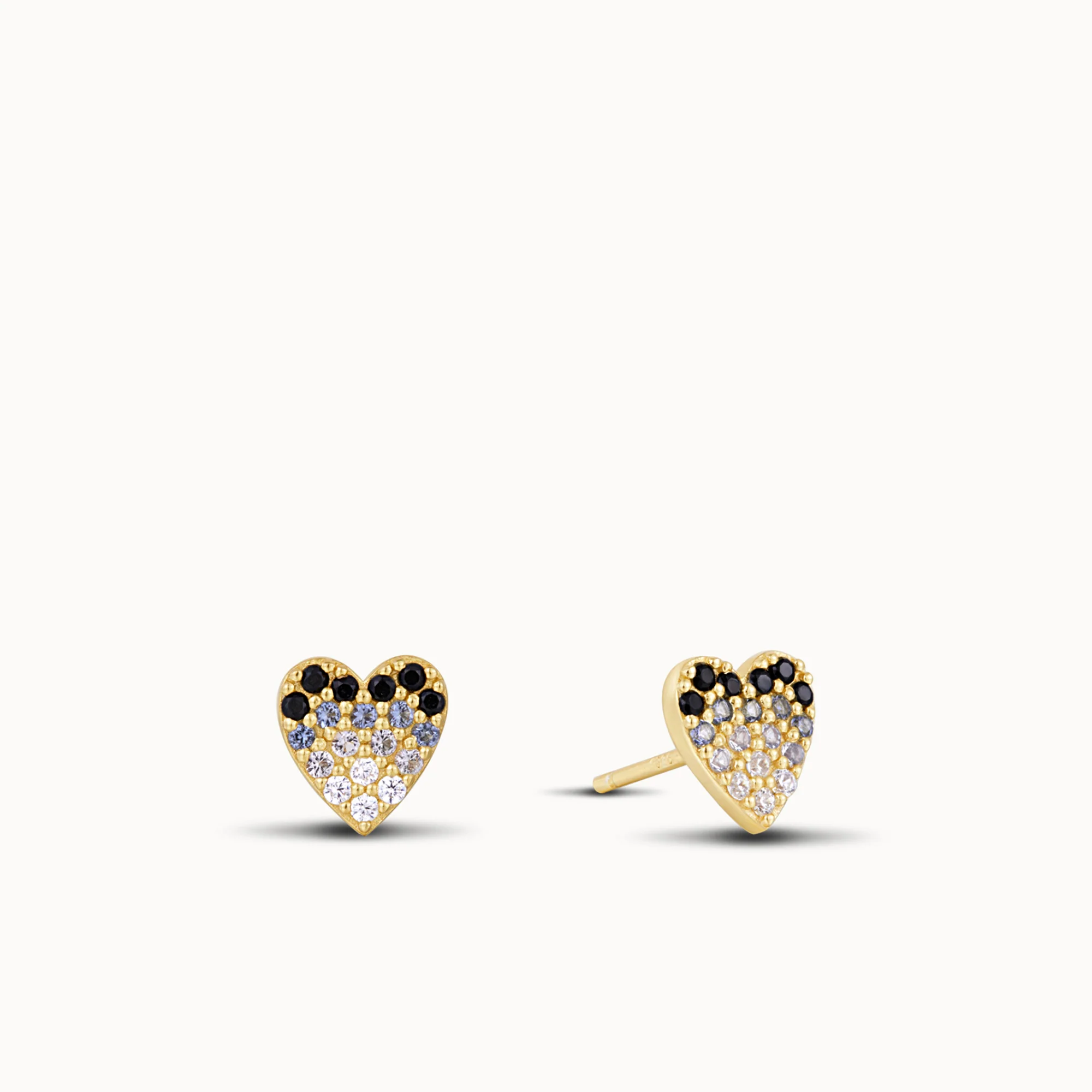 Heart Pavé Stud