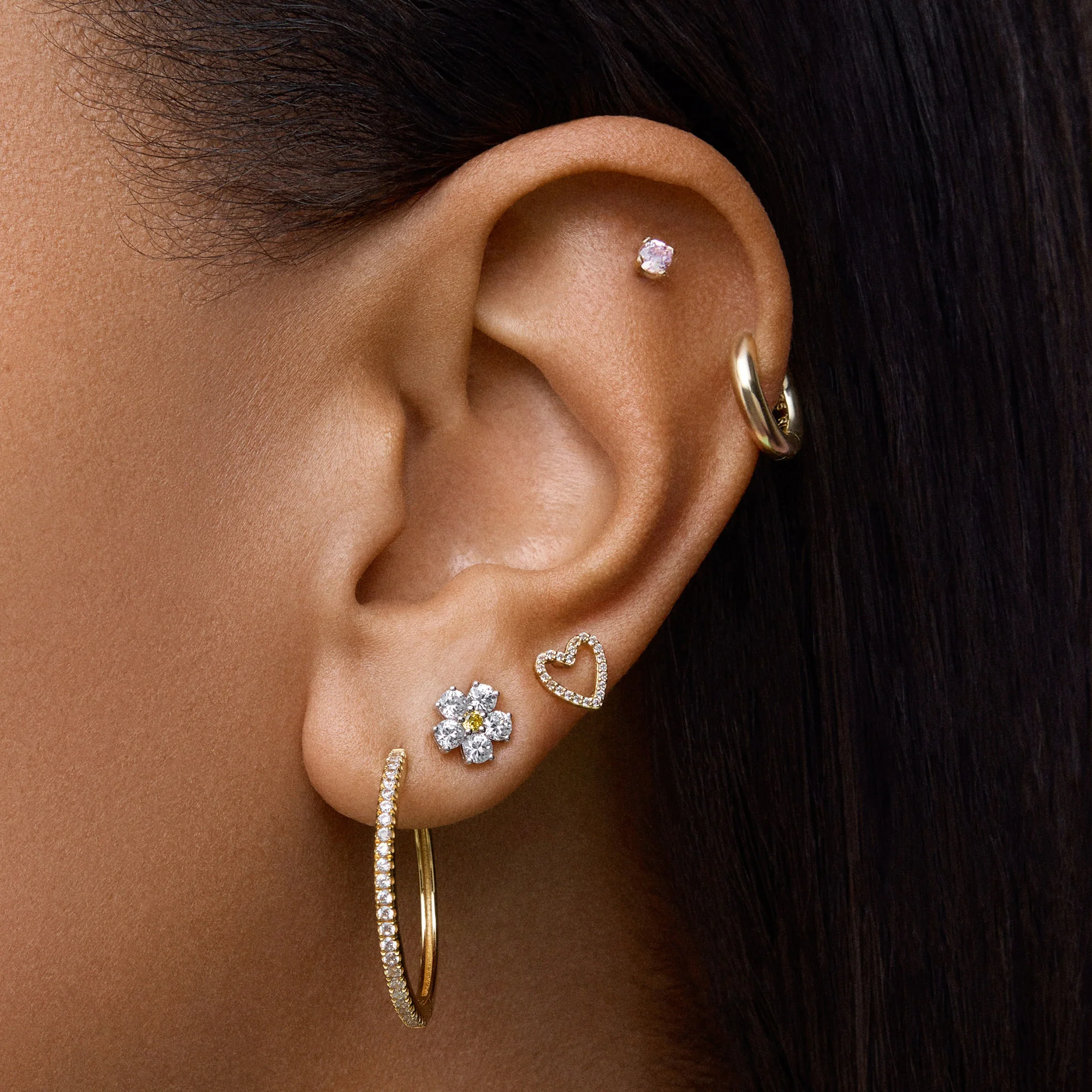 Kindhearted CZ Studs - Image 4