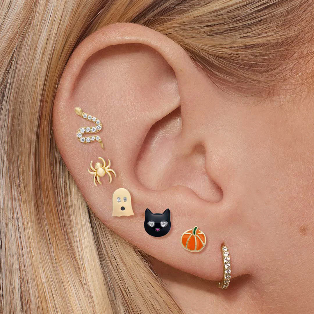 The Great Rowan Pumpkin Studs - Image 3